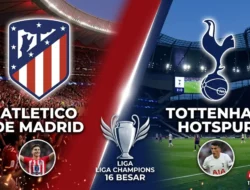Bantai Tottenham 5-2, Atletico Madrid Selangkah Lagi ke Perempat Final Liga Champions