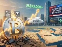 Bitcoin Tembus US$73.000 di Tengah Perang Timur Tengah: Safe Haven Digital Baru