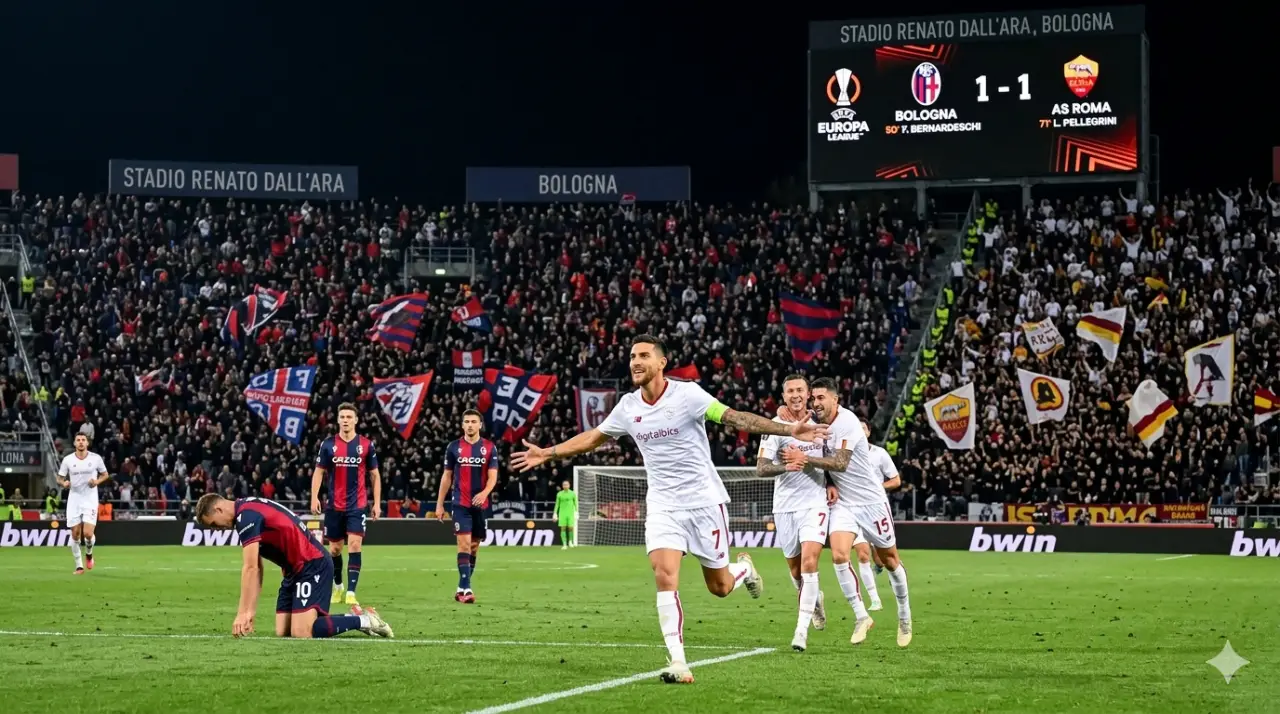Sengit! Derby Italia di Europa League Berakhir Seri, Gol Bernardeschi Dibalas Pellegrini
