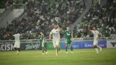 Bungkam Tuan Rumah! PSPS Pekanbaru Unggul Tipis Atas PSMS Medan di Babak Pertama