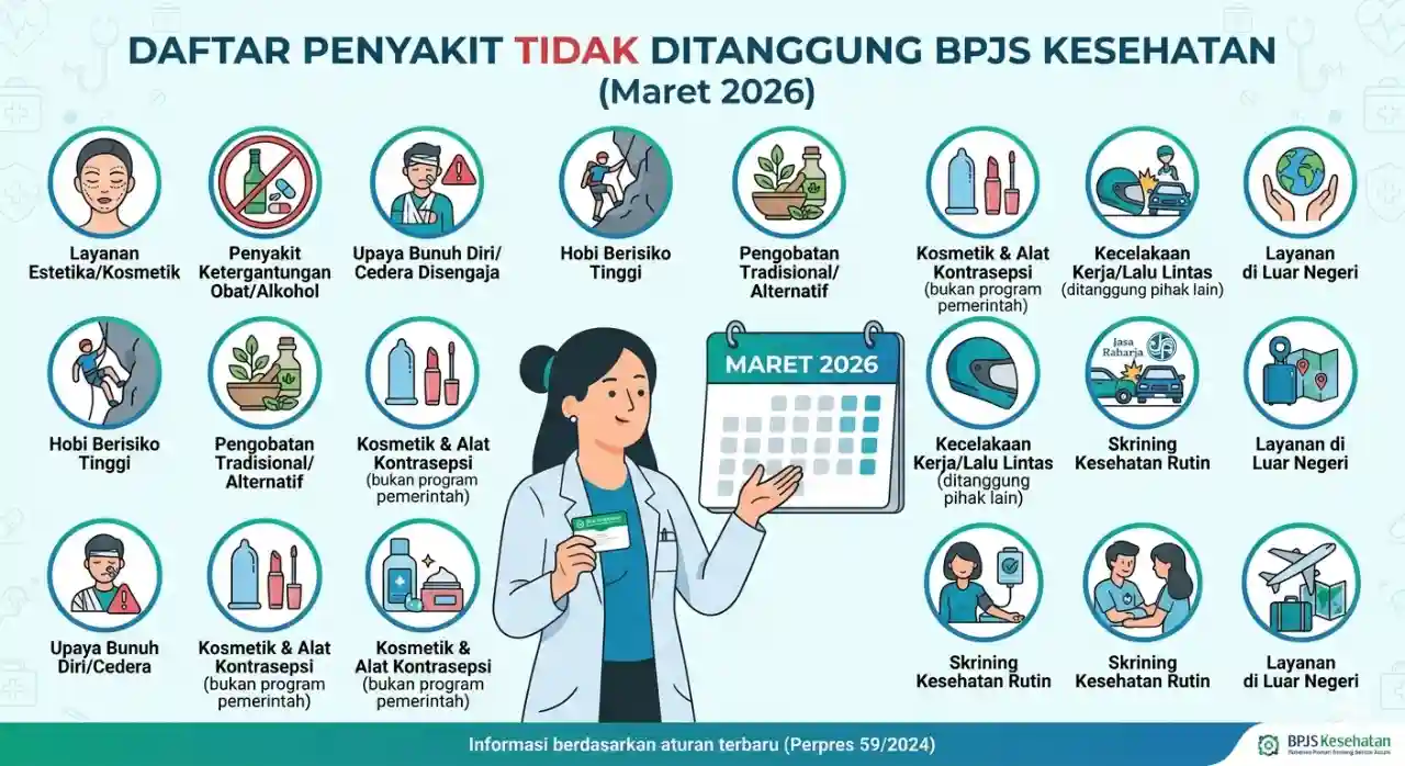 Catat! Ini Daftar 21 Penyakit Yang Tidak Lagi Ditanggung Bpjs Kesehatan Per Maret 202 - Portalmadura.com Catat! Ini Daftar 21 Penyakit yang Tidak Lagi Ditanggung BPJS Kesehatan per Maret 202