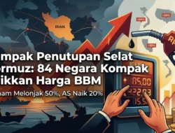 Dampak Penutupan Selat Hormuz: 84 Negara Kompak Naikkan Harga BBM