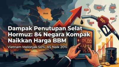 Dampak Penutupan Selat Hormuz: 84 Negara Kompak Naikkan Harga BBM