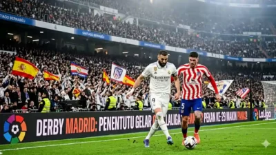 Derby Madrid Jadi Penentu! Barcelona Terancam di Puncak Klasemen LaLiga Pekan Ini