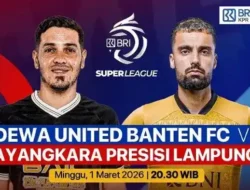 Dewa United vs Bhayangkara FC: Duel Tim On Fire Pekan 24 BRI Super League, Prediksi Skor & Susunan Pemain