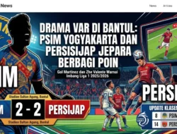 Drama VAR di Bantul: PSIM Yogyakarta dan Persijap Jepara Berbagi Poin