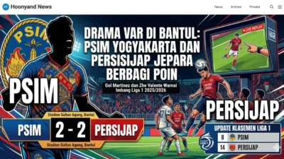 Drama VAR di Bantul: PSIM Yogyakarta dan Persijap Jepara Berbagi Poin