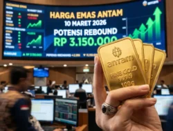 Harga Emas Antam Hari Ini 10 Maret 2026: Berpotensi Rebound di Tengah Tekanan Rupiah