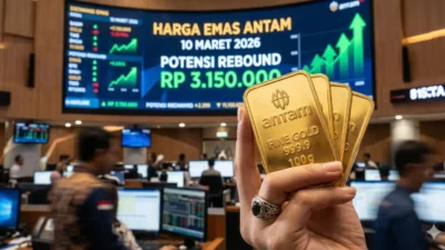 Harga Emas Antam Hari Ini 10 Maret 2026: Berpotensi Rebound di Tengah Tekanan Rupiah