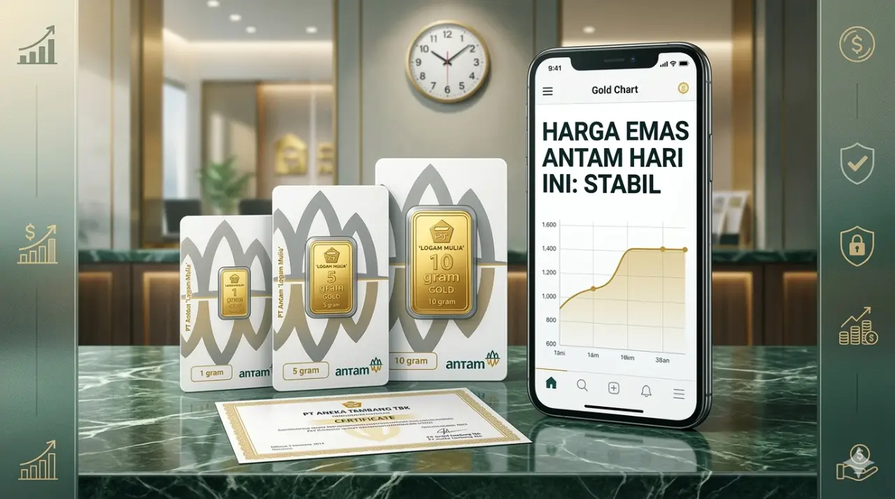 Update Harga Emas 15 Maret 2026: Antam Stabil di Angka Psikologis, Cek Rincian UBS dan Galeri24