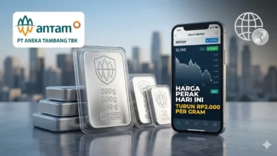 Harga Perak Antam Anjlok Hari Ini: Turun Rp2.000 per Gram, Saatnya Borong?