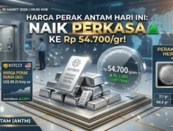 Harga Perak Antam Hari Ini 10 Maret 2026: Melesat Tajam ke Rp54.700 per Gram!