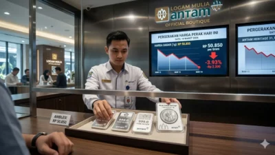 Harga Perak Antam Hari Ini Ambles ke Level Rp 50.850 per Gram, Jatuh Tiga Hari Beruntun!