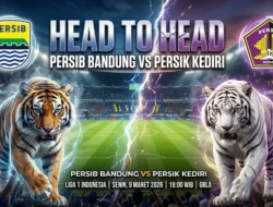 Head to Head Persib vs Persik: Dominasi Maung Bandung Diuji Macan Putih di GBLA