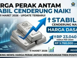 Investasi Perak Antam Stabil! Cek Rincian Harga Terbaru Per 11 Maret 202