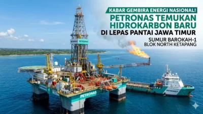 Kabar Gembira Energi Nasional! PETRONAS Temukan Cadangan Hidrokarbon Melimpah di Lepas Pantai Jawa Timur