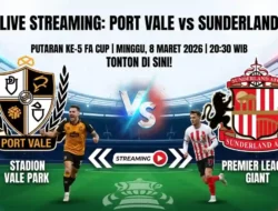 Link Live Streaming Port Vale vs Sunderland Malam Ini: Nonton Gratis Putaran ke-5 Piala FA!