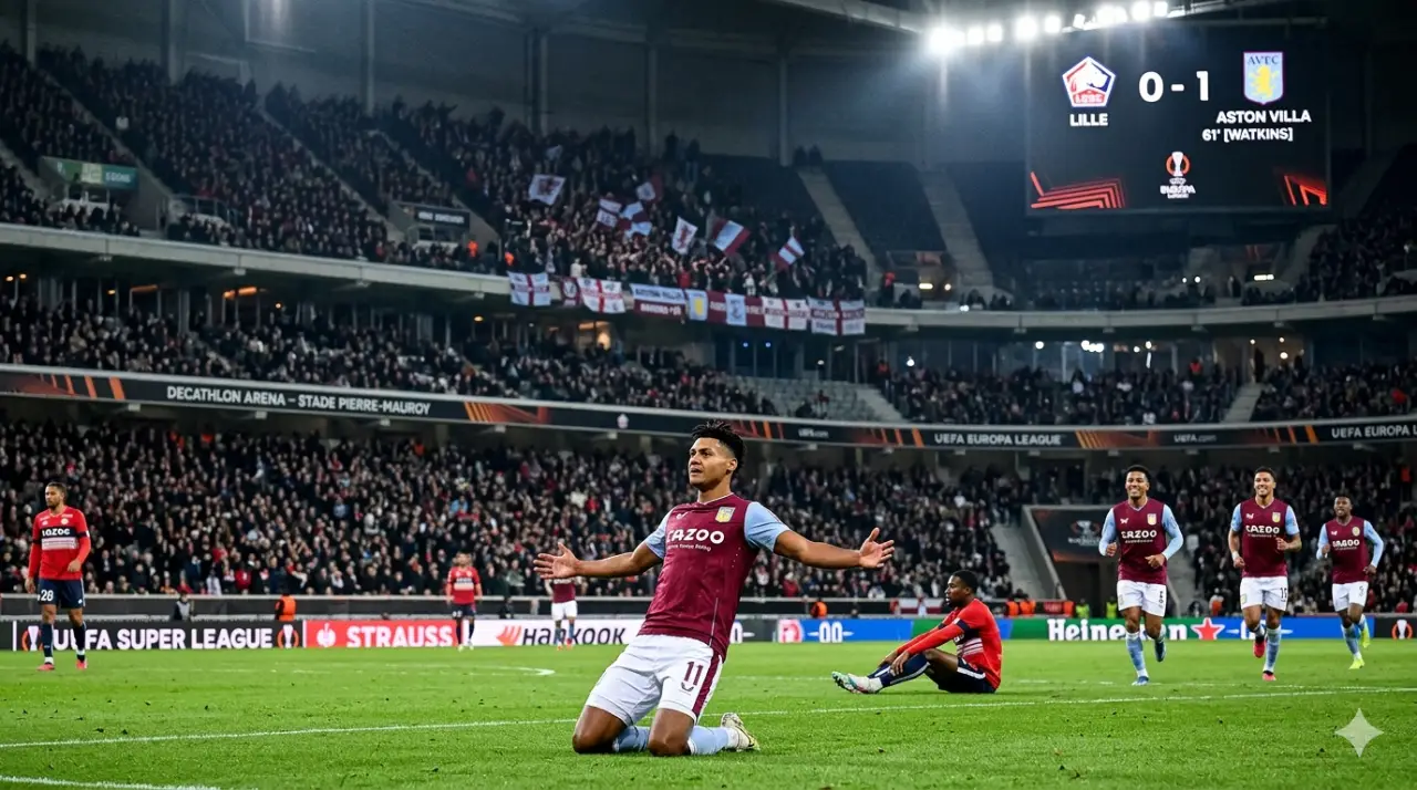 Ollie Watkins Jadi Pahlawan, Aston Villa Bungkam Lille di Prancis