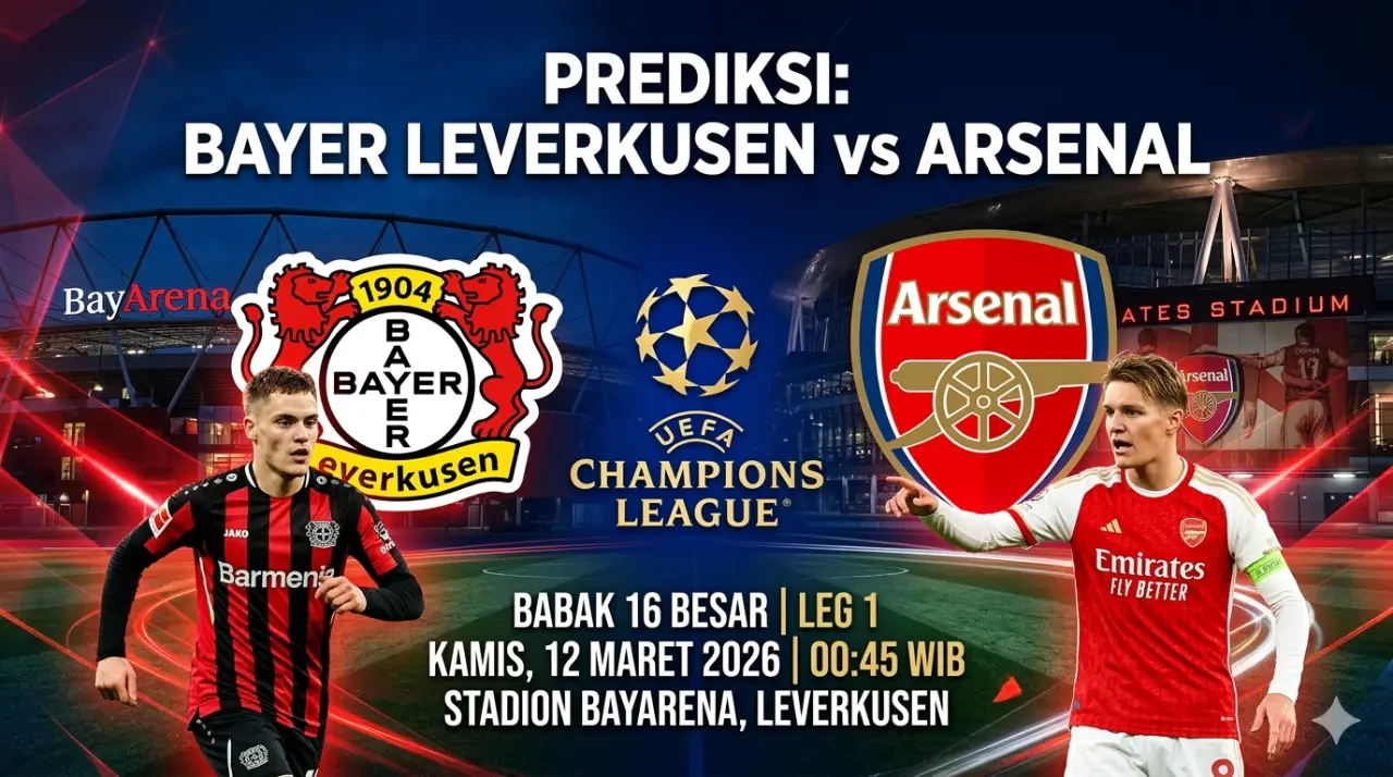 Prediksi Bayer Leverkusen vs Arsenal: Ujian Konsistensi Meriam London di BayArena