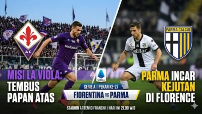 Prediksi Fiorentina vs Parma: Misi La Viola Menembus Papan Atas Serie A Malam Ini