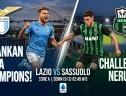 Prediksi Lazio vs Sassuolo Malam Ini: Peluang Emas Biancocelesti Amankan Zona Champions