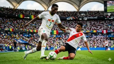 Prediksi laga persahabatan Senegal vs Peru 28 Maret 2026. Analisis tim, H2H, dan susunan pemain jelang persiapan Piala Dunia 2026.