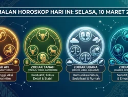 Ramalan Horoskop 10 Maret 2026: Zodiak Air Banjir Intuisi, Zodiak Tanah Paling Produktif