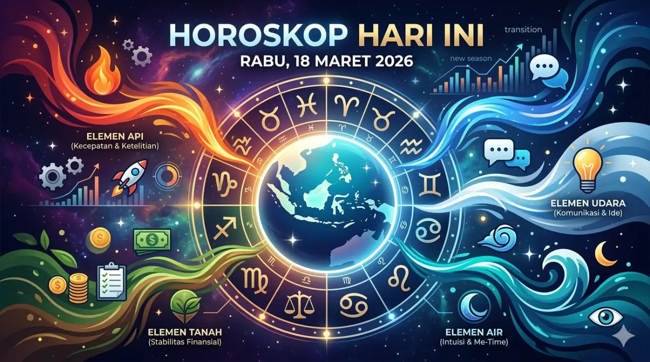 Ramalan Zodiak 18 Maret 2026: Energi Transisi Menuju Musim Baru, Siapa yang Paling Beruntung?