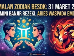Ramalan Zodiak Besok 31 Maret 2026: Gemini Banjir Rezeki, Aries Waspada Emosi!