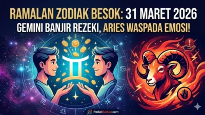 Ramalan Zodiak Besok 31 Maret 2026: Gemini Banjir Rezeki, Aries Waspada Emosi!