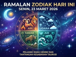 Ramalan Zodiak Hari Ini 23 Maret 2026: Peluang Emas Gemini dan Tantangan Kesabaran Taurus!