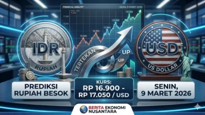 Rupiah Diprediksi Tertekan Besok 9 Maret 2026, Akankah Tembus Rp17.000 per Dolar AS?