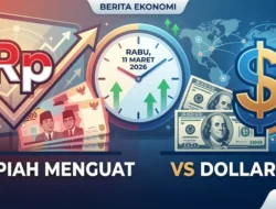 Rupiah Menguat Tipis Terhadap Dollar AS Hari Ini, 11 Maret 2026: Cek Kurs Terbaru!