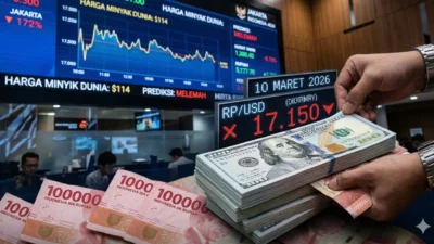 Rupiah Tembus Rp17.150 Per Dolar AS: Tekanan Harga Minyak Dunia Jadi Pemicu Utama