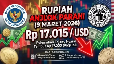 Rupiah Anjlok Parah Nyaris Tembus Rp 17.000 per Dolar AS Pagi Ini, Ini Penyebabnya!