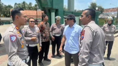 Satlantas Sumenep Sisir Titik Rawan Laka di Desa Parsanga, Upaya Tekan Angka Kematian di Jalan!
