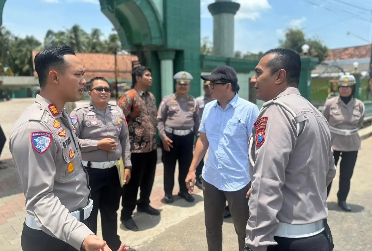 Satlantas Sumenep Sisir Titik Rawan Laka di Desa Parsanga, Upaya Tekan Angka Kematian di Jalan!