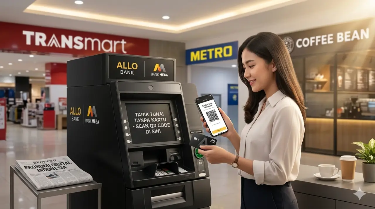 Tarik Tunai Allo Bank Tanpa Kartu di ATM Bank Mega: Praktis dan Aman