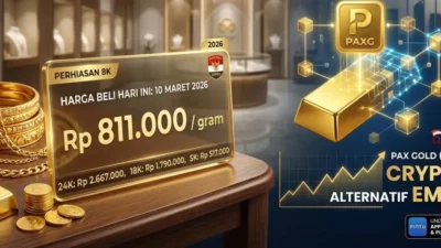 Update Harga Emas Perhiasan 8K Hari Ini 10 Maret 2026: Pilihan Ekonomis Mulai Rp800 Ribuan