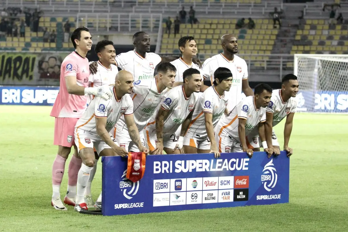 Bantai PSBS Biak 5-1, Borneo FC Samarinda Terus Tempel Ketat Persib di Puncak Klasemen