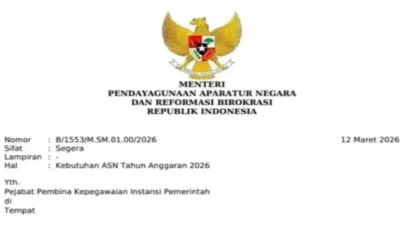 CPNS 2026 Segera Dibuka! Surat MenPAN-RB Terbit, Kuota 160 Ribu Formasi Jadi Prioritas
