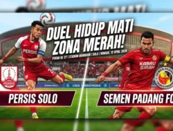 Duel Hidup Mati Zona Merah: Persis Solo Jamu Semen Padang di Manahan Sore Ini!