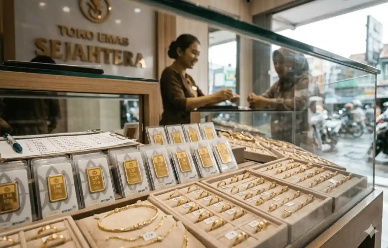 Harga Emas Antam Hari Ini Melejit Rp45 Ribu Per Gram! Cek Rincian Kadar 10K hingga 24K