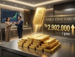 Harga Emas Antam Melejit Gila-gilaan! Naik Rp 75.000, Tembus Rp 2,9 Juta Per Gram Hari Ini