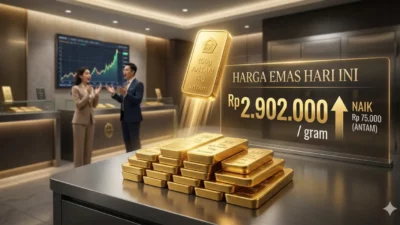 Harga Emas Antam Melejit Gila-gilaan! Naik Rp 75.000, Tembus Rp 2,9 Juta Per Gram Hari Ini