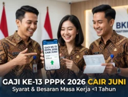 Kabar Gembira! Gaji ke-13 PPPK 2026 Cair Juni, Masa Kerja di Bawah 1 Tahun Tetap Dapat