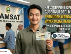 Bayar pajak kendaraan di Jabar kini lebih mudah! Gubernur Dedi Mulyadi hapus syarat KTP pemilik pertama. Cukup bawa STNK asli ke Samsat
