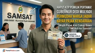 Bayar pajak kendaraan di Jabar kini lebih mudah! Gubernur Dedi Mulyadi hapus syarat KTP pemilik pertama. Cukup bawa STNK asli ke Samsat