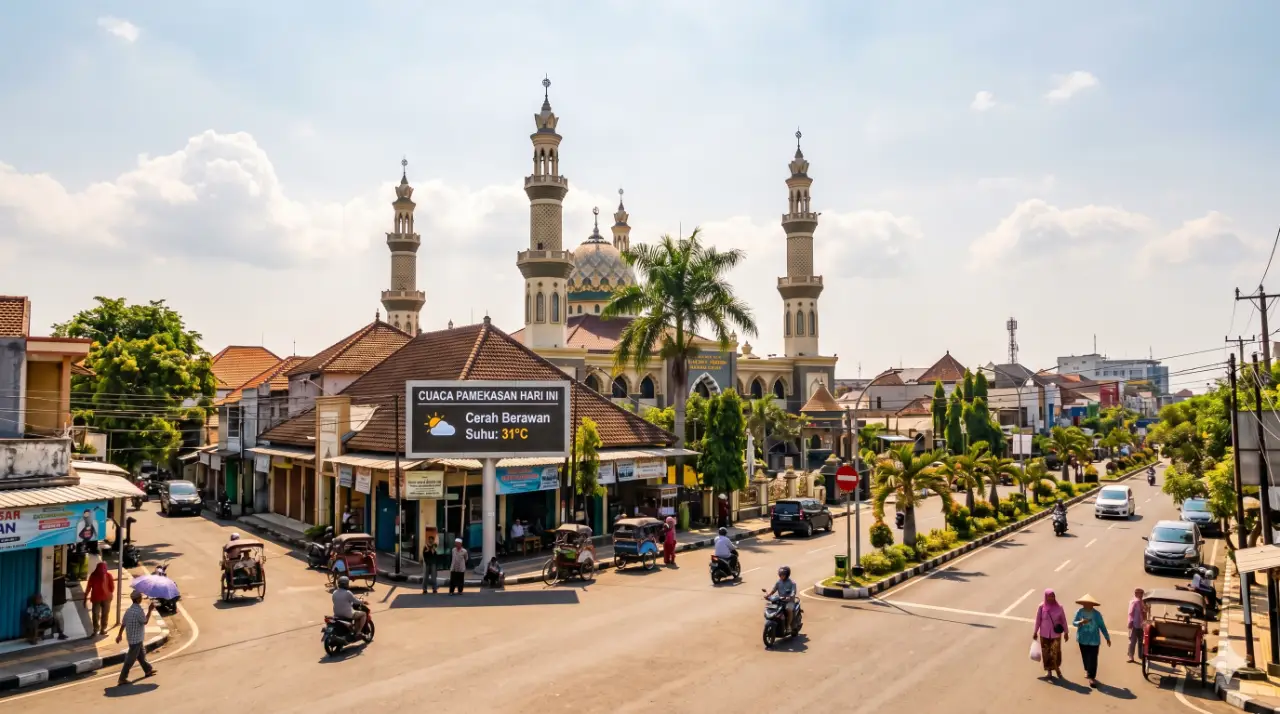 Pamekasan Hari Ini: Cuaca Cerah Berawan Mendominasi, Waspada Suhu Udara Capai 31°C