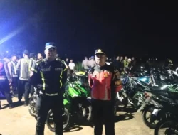 Polisi Amankan 48 Motor Balap Liar di Jalur Bandara Trunojoyo Sumenep